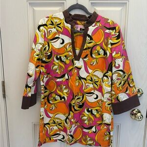 Lilly Pulitzer new bury tunic in butterfly stretch